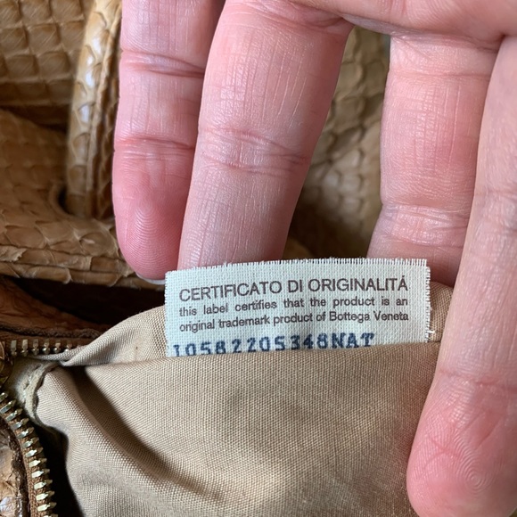 BOTTEGA VENETA snake skin bag. Great condition. Beautiful Bag. - Picture 3 of 14